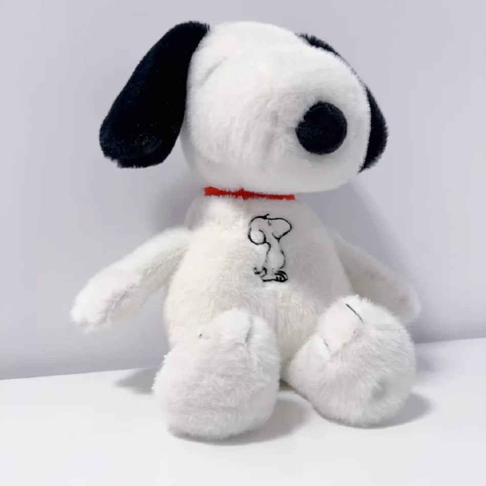 2026 Hot  Snoopy Plush Doll Breath Child Peluche Soothes Toy Anime Baby Music Light Sleep Toys Snoopy White Dog Kid Gifts