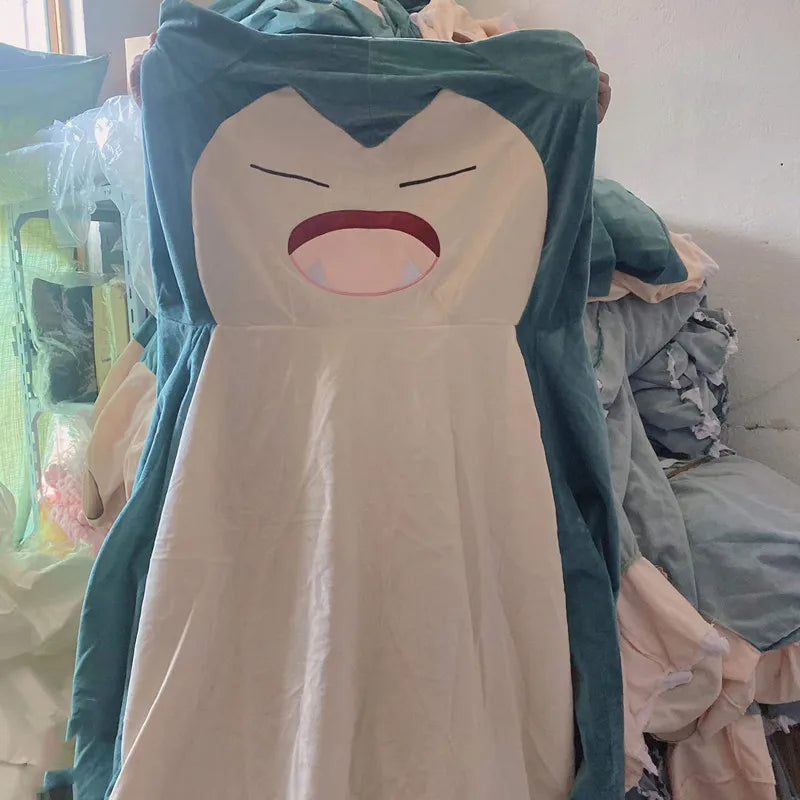 200/100Cm Giant Snorlax Plush Pokemon Plush Toys Kawaii Soft Snorlax Leather Shell Plushie NO Filling Pillow Gifts for Children